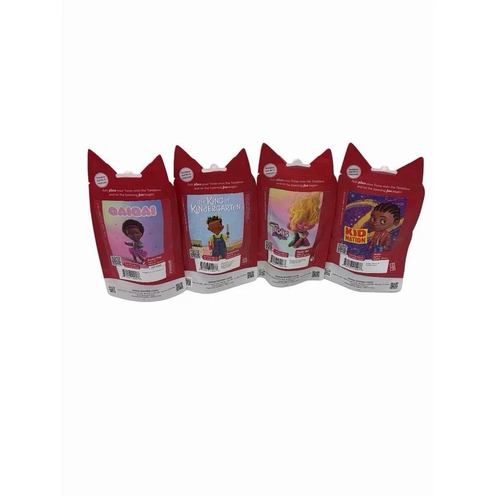 Tonies  Kids Audio Characters For Toniebox Lot Of 4 New